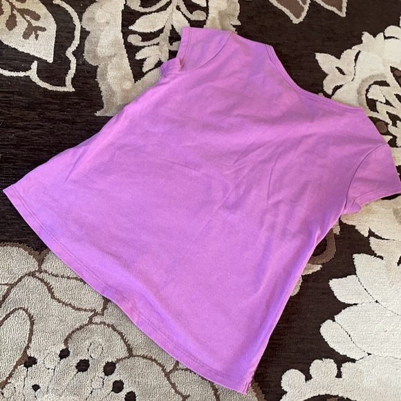 Girls purple short sleeve tee with sequins Size 6/6X - Picture 4 of 4